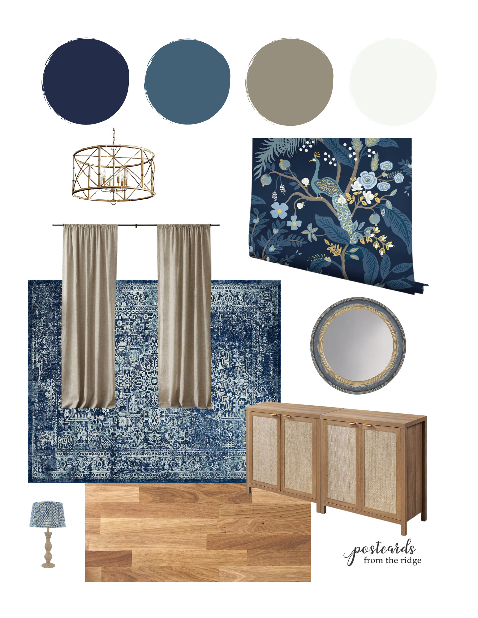 You can never go wrong with a navy blue dining room. These beautiful items are from Walmart, Amazon, and elsewhere.  

 #LTKHome