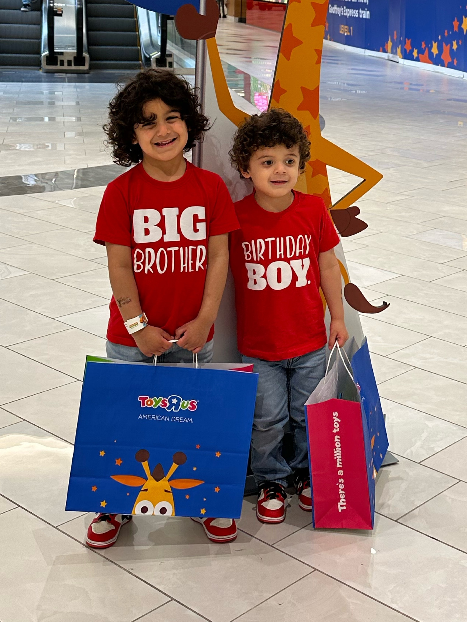 Fun birthday shirts for siblings.
Also makes it easy to spot your kids in a crowd. 



#LTKkids #LTKfamily