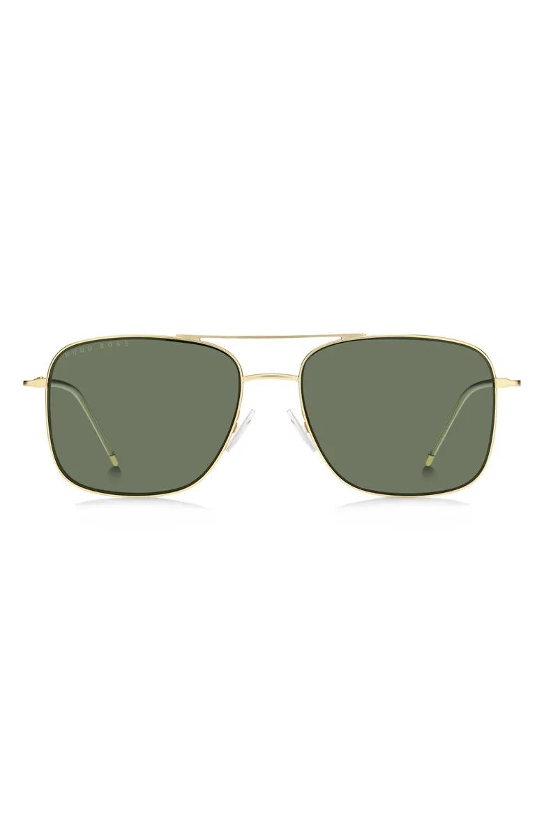 59mm Polarized Aviator Sunglasses | Nordstrom