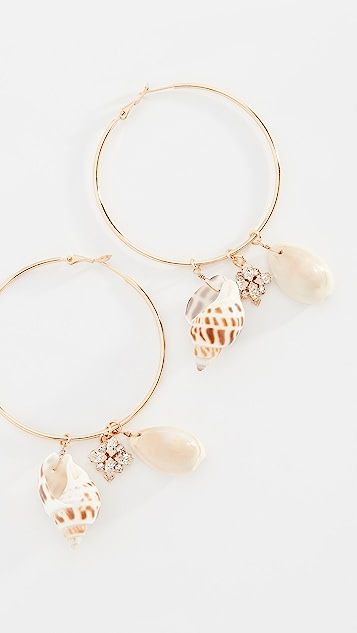 Anton Heunis
                
            

    Shell Hoop Earrings | Shopbop