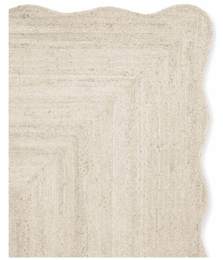 Scalloped wavy rugs on sale!
Grandmillennial style home decor living room design 

#LTKhome #LTKFind #LTKsalealert