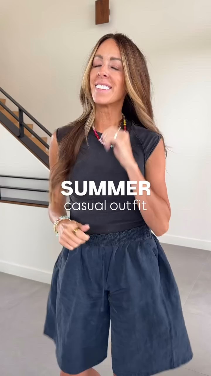 summer basics are saving me in this heat + this is the perfect EASY summer outfit! 

Shorts have low stock but linked a bunch similar!!

#LTKootd #LTKgrwm #LTKSeasonal