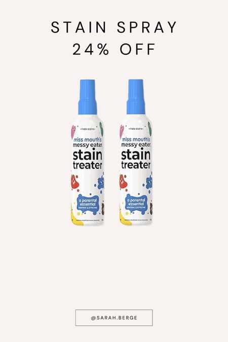 We love this stain spray so much it gets used ALL the time! Just spray on clothes and throw in the wash!

#LTKkids #LTKCyberWeek #LTKsalealert