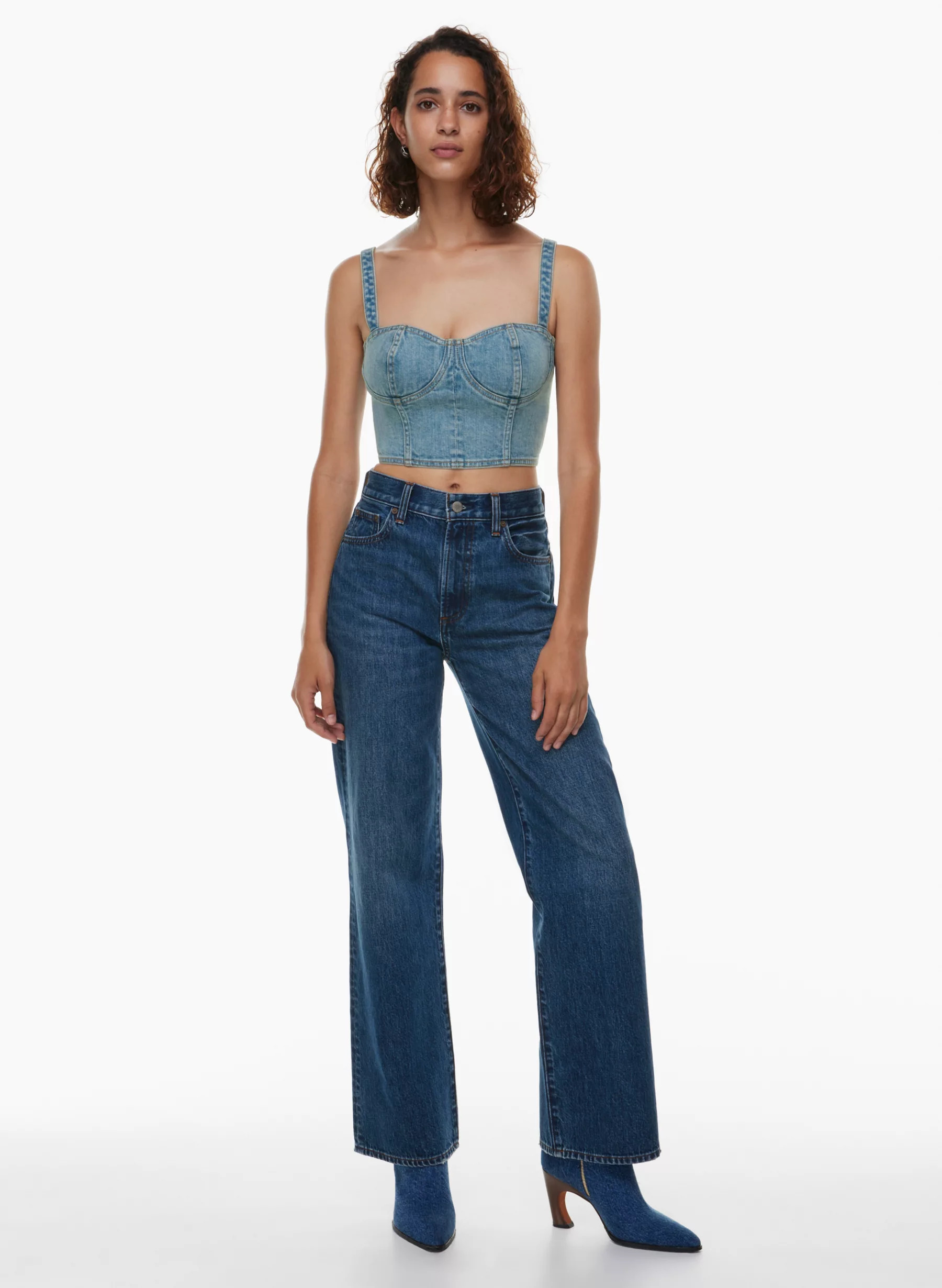 THE FARRAH HI-RISE WIDE JEAN | Aritzia