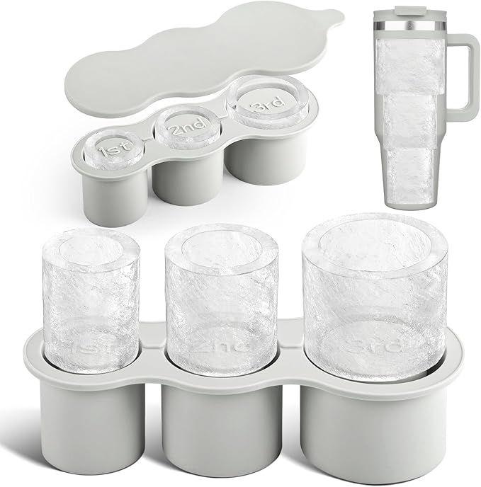 Ice Cube Tray for Stanley Tumbler Cup, Silicone Ice Cube Tray for Stanley 20-40 Oz Tumbler Cups w... | Amazon (US)