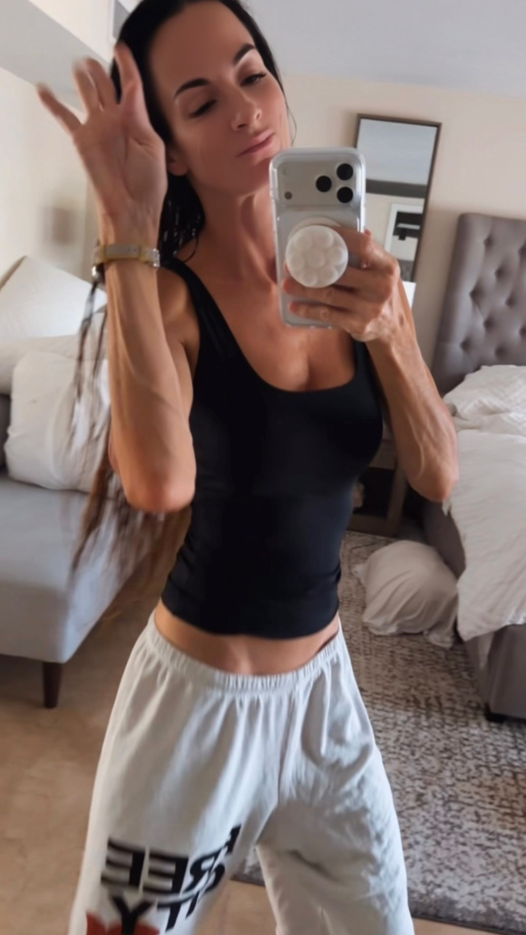 Post shower. Oversized shorts. Wet hair. No makeup.

Sometimes my favorite outfit of the day is the one that never leaves the room.

No glam.
No heels.
No agenda.

Just a slow evening after a busy day… and honestly, I need more of these. 🤍

Anyone else secretly love the post-shower oversized tee (or shorts) phase more than getting dressed? 😂

#NicoleColeeStyle #slowevening #EverydayStyle #FreeCity #LifestyleCreator

#LTKdayinmylife #LTKgrwm #LTKootd