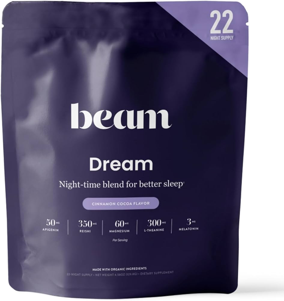 Beam Dream Sleep Powder, Sleep Supplement, Sleep Aids for Adults, Contains Magnesium, Melatonin, ... | Amazon (US)