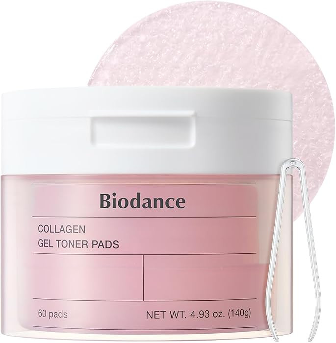 Biodance Collagen Gel Toner Pads, Pore Minimizer for Face, Improving Elasticity, Plumping Toner P... | Amazon (US)