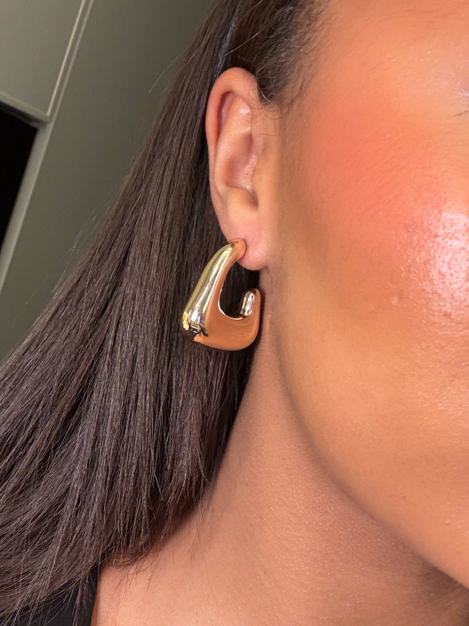 Pretty statement gold earrings ✨

#LTKuk #LTKCyberWeek #LTKstyletip