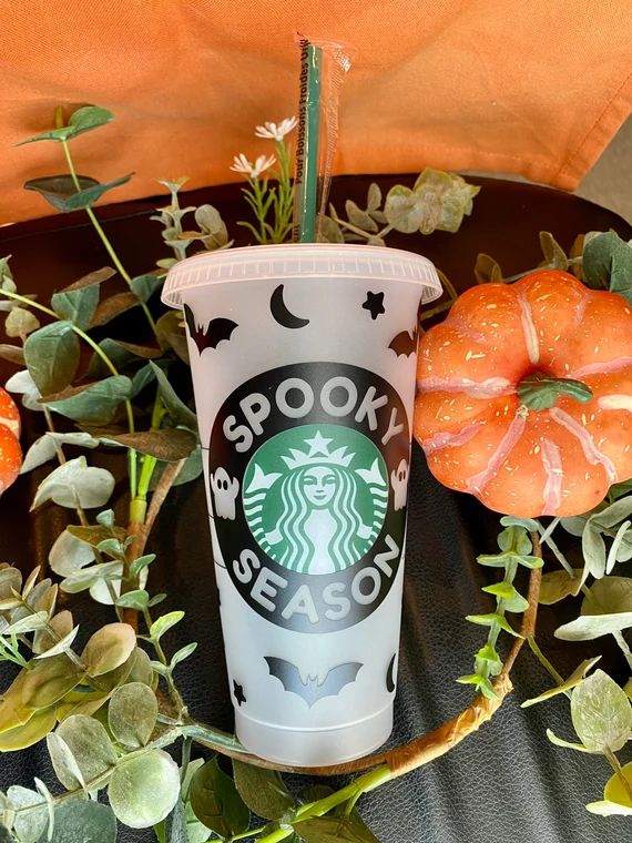Halloween Spooky Season Starbucks Cup | Etsy | Etsy (US)
