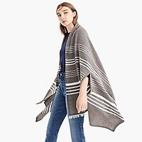 Striped cape-scarf | J.Crew US