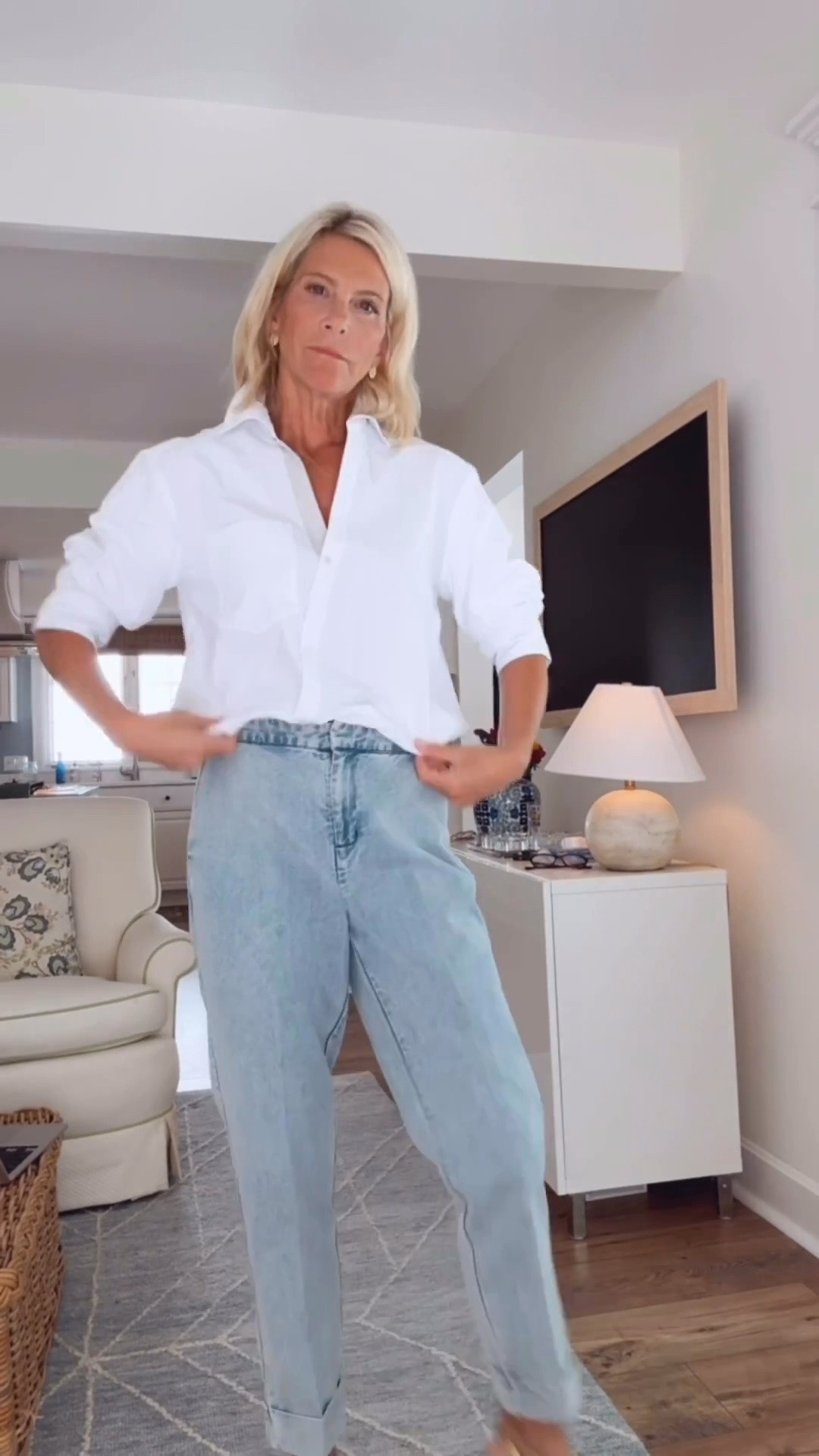 A classic white button-down never goes out of style!

This one has the perfect relaxed fit and instantly elevates jeans, shorts, linen pants, or skirts. It’s one of those wardrobe staples you’ll wear on repeat year after year.

👩‍💻 LTK PRO TIPS
❤️ Heart = Support my posts ;-)
🔖 Save = Get sale & restock alerts for the things you love!
📋 Lists = Keep favorites organized (List ideas: Wardrobe Staples, Vacation, Workwear!)
📲 Share = Send lists and products to a friend (or your daughters like me).
💬 Comment = Ask me anything, and I’ll answer. ;-)

#LTKootd #LTKSeasonal #LTKOver40
