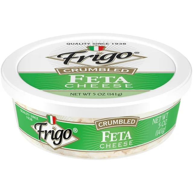 Frigo Crumbled Feta Cheese, 5 oz Refrigerated Plastic Cup | Walmart (US)