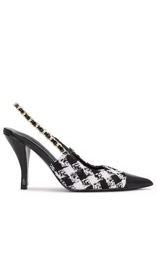 Chain Sling Back in Houndstooth | Revolve Clothing (Global)