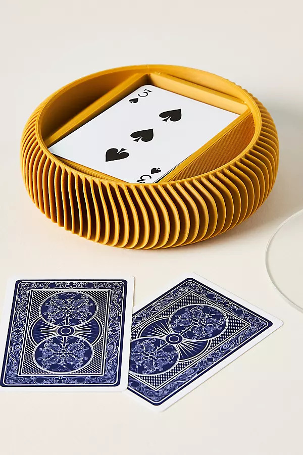Luxe Dominoes La Redonda Round Card Game Set | Anthropologie (US)
