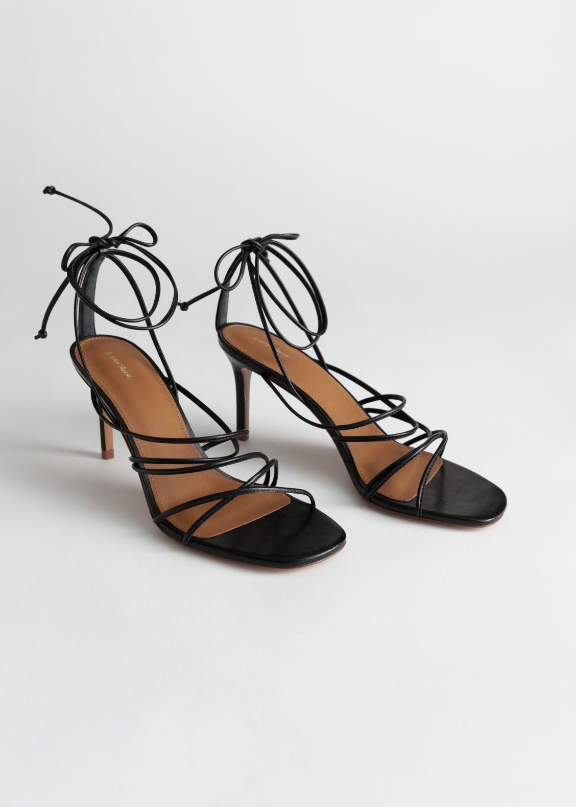 Strappy Lace Up Leather Stilettos | & Other Stories (EU + UK)