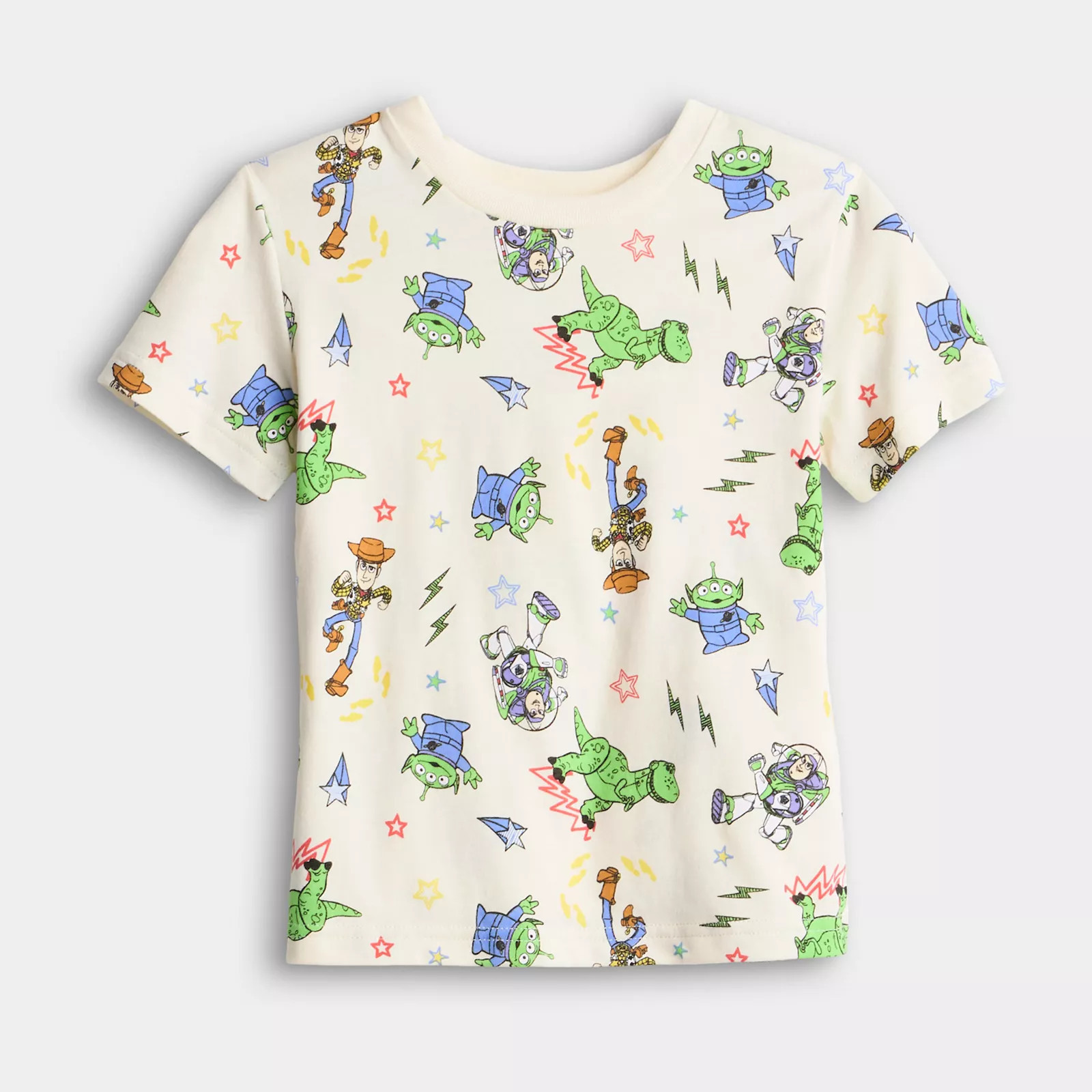Baby & Toddler Boy Jumping Beans® Disney / Pixar's Toy Story Allover Print Graphic Tee, Toddler Boy's, Size: 2T, Ivory | Kohl's