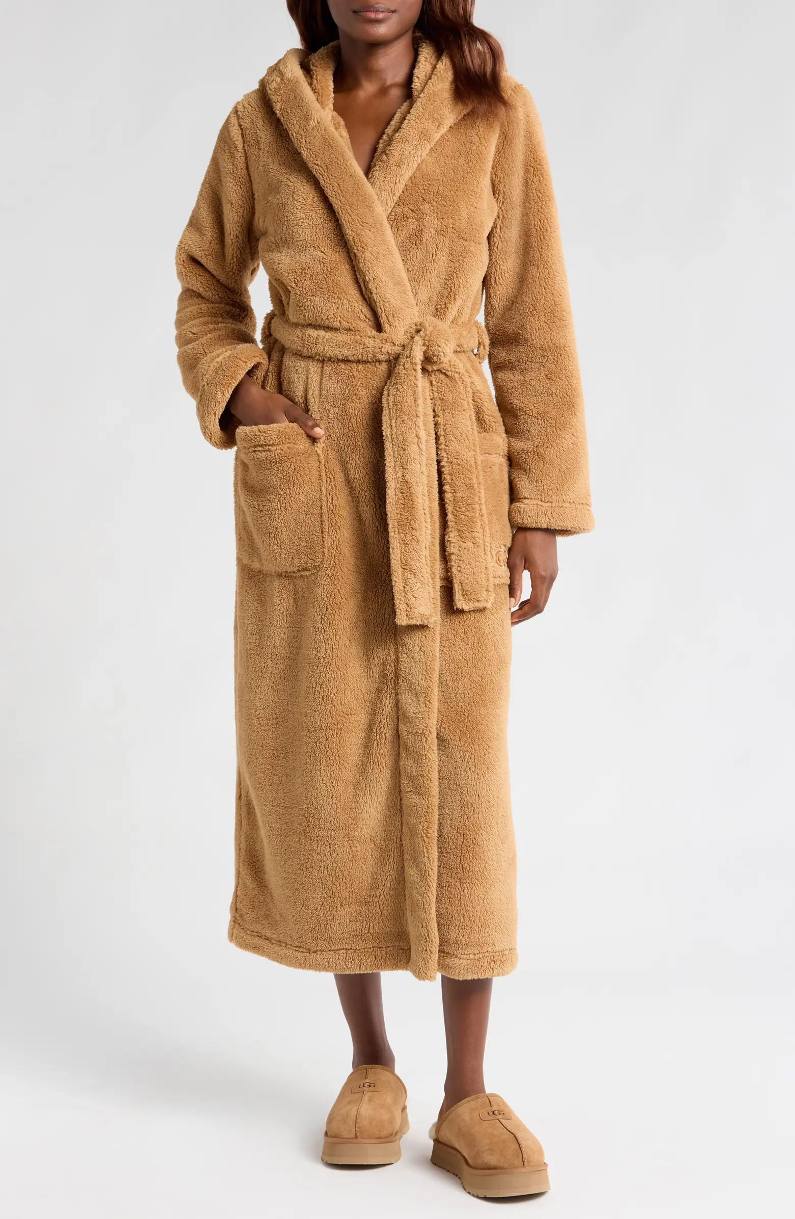 Aarti Long Fleece Robe | Nordstrom