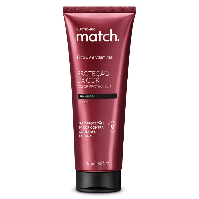 Shampoo Match. Proteção da Cor 250ml | oBoticario (BR)