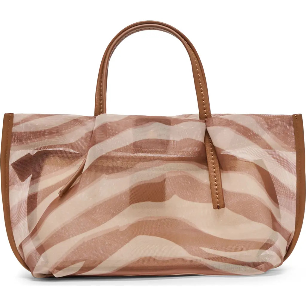Dolce Vita Selene Mesh Tote Bag in Zebra at Nordstrom | Nordstrom