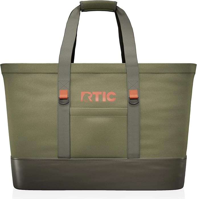 RTIC Everyday Insulated Tote Bag, Large Reusable Thermal Cooler with Zippered Top for Beach, Groc... | Amazon (US)
