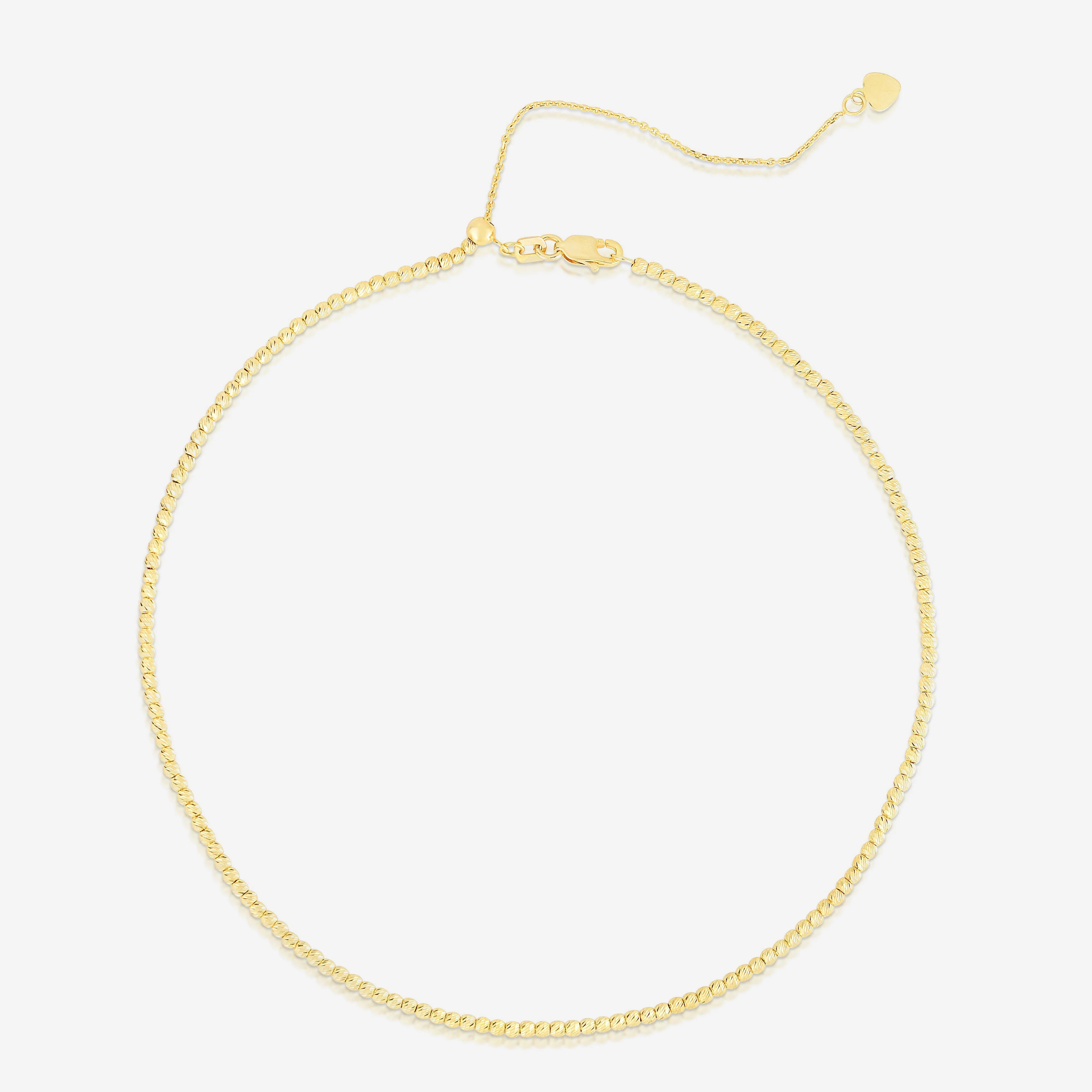 Multiway Diamond Cut Beaded Necklace + Double Wrap Bracelet | Ring Concierge