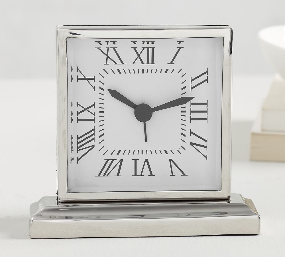 Facet Desktop Alarm Clock | Pottery Barn (US)