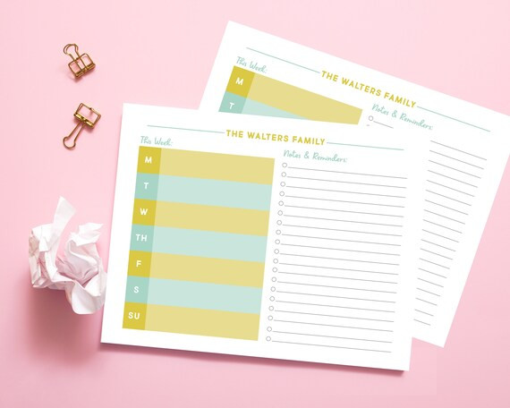 Personalized Weekly to Do Notepad Personalized Writing Pad | Etsy | Etsy (US)