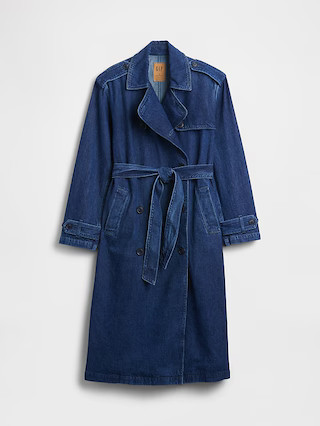 UltraSoft Denim Trench Coat | Gap | Gap (US)