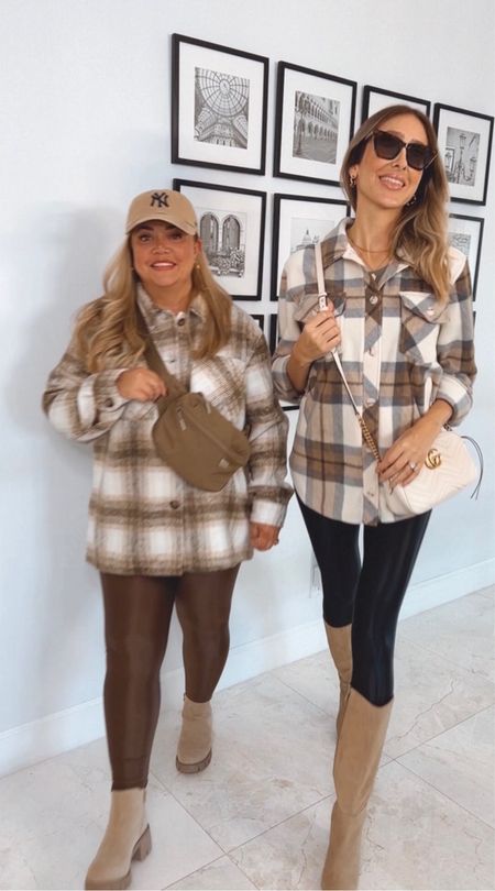 This plaid shirt is so beautiful and comfortable 
Perfect for fall
Fits true to size
I’m wearing a size small
Eveline is wearing a size large 

#LTKstyletip #LTKunder100 #LTKshoecrush