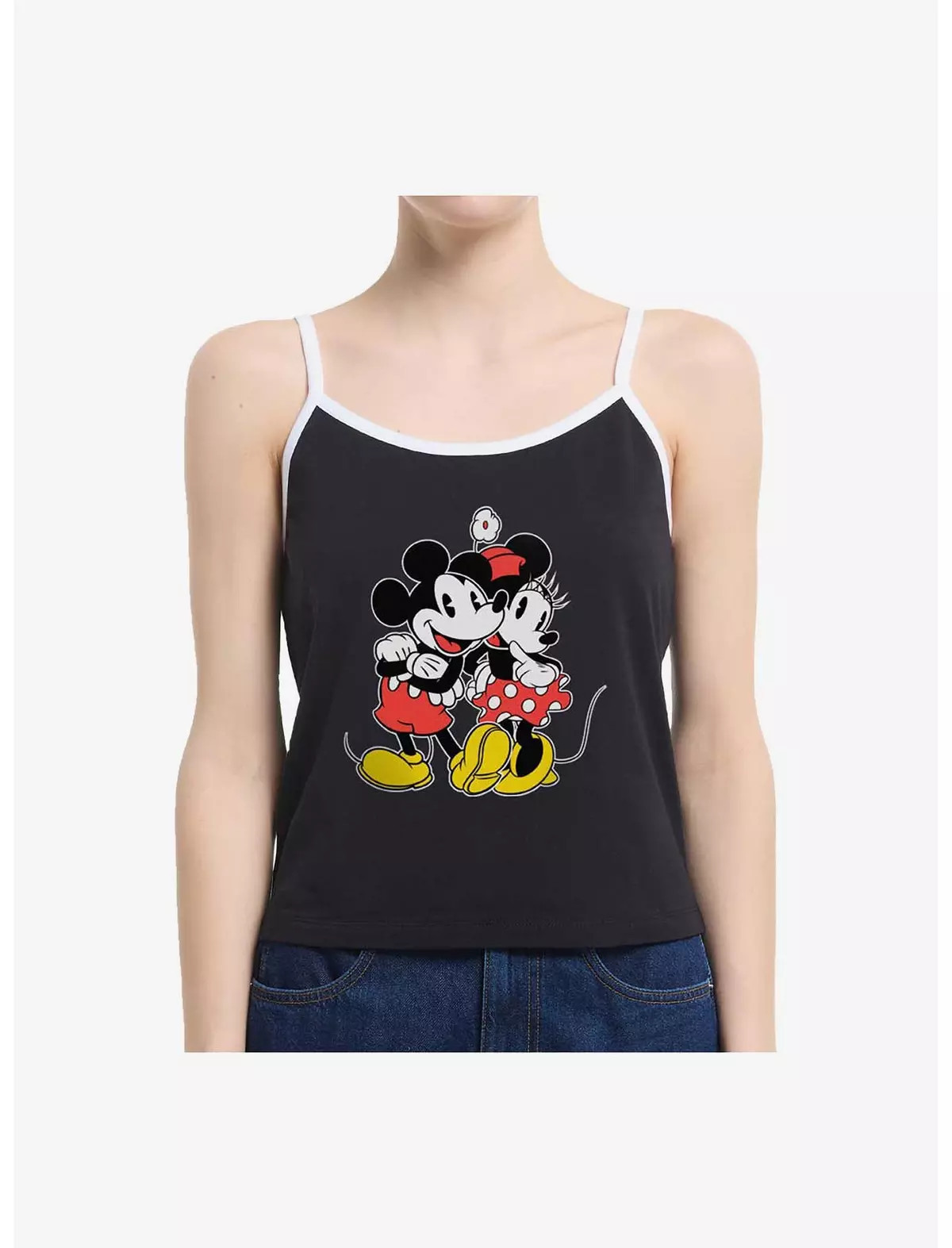 Disney Mickey Mouse & Minnie Mouse Lovers Girls Cami | Hot Topic | Hot Topic