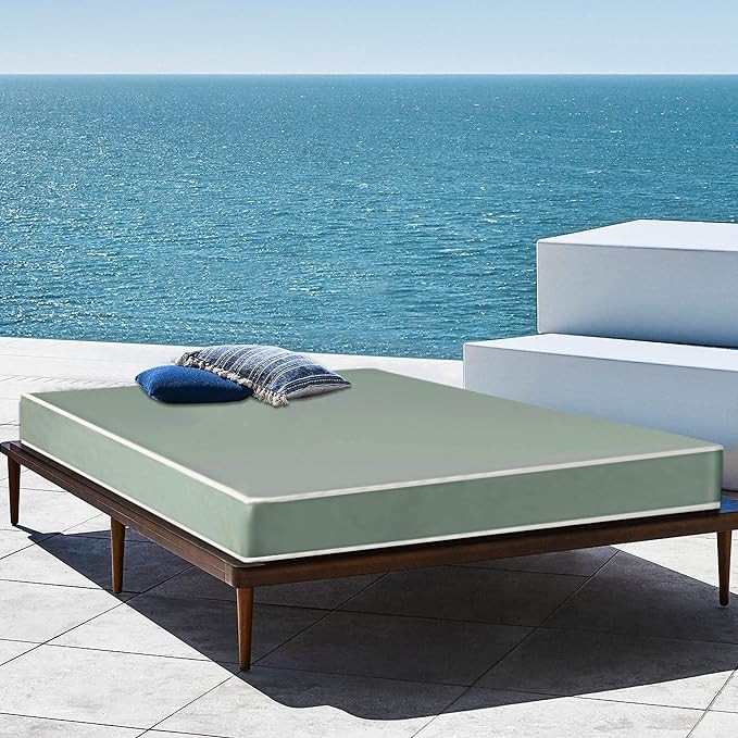 Mielmoon Waterproof Foam Mattress Vinyl Air Cooling Medium Firm Dual Sided Made in USA / Pressure... | Amazon (US)