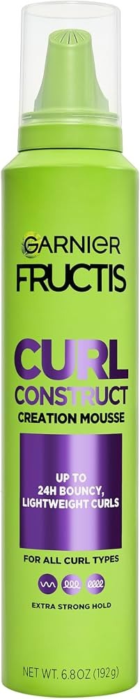 Garnier Fructis Curl Construct Creation Mousse, Curl Activator Provides Frizz Control, Long-Lasti... | Amazon (US)