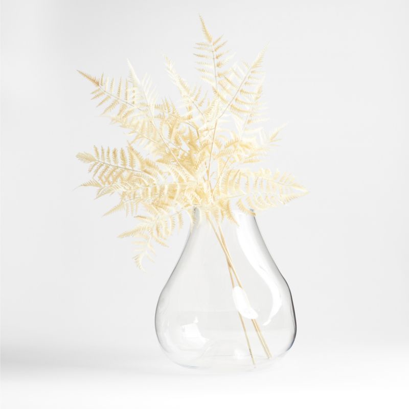 Faux White Fern Leaf Stem + Reviews | Crate & Barrel | Crate & Barrel