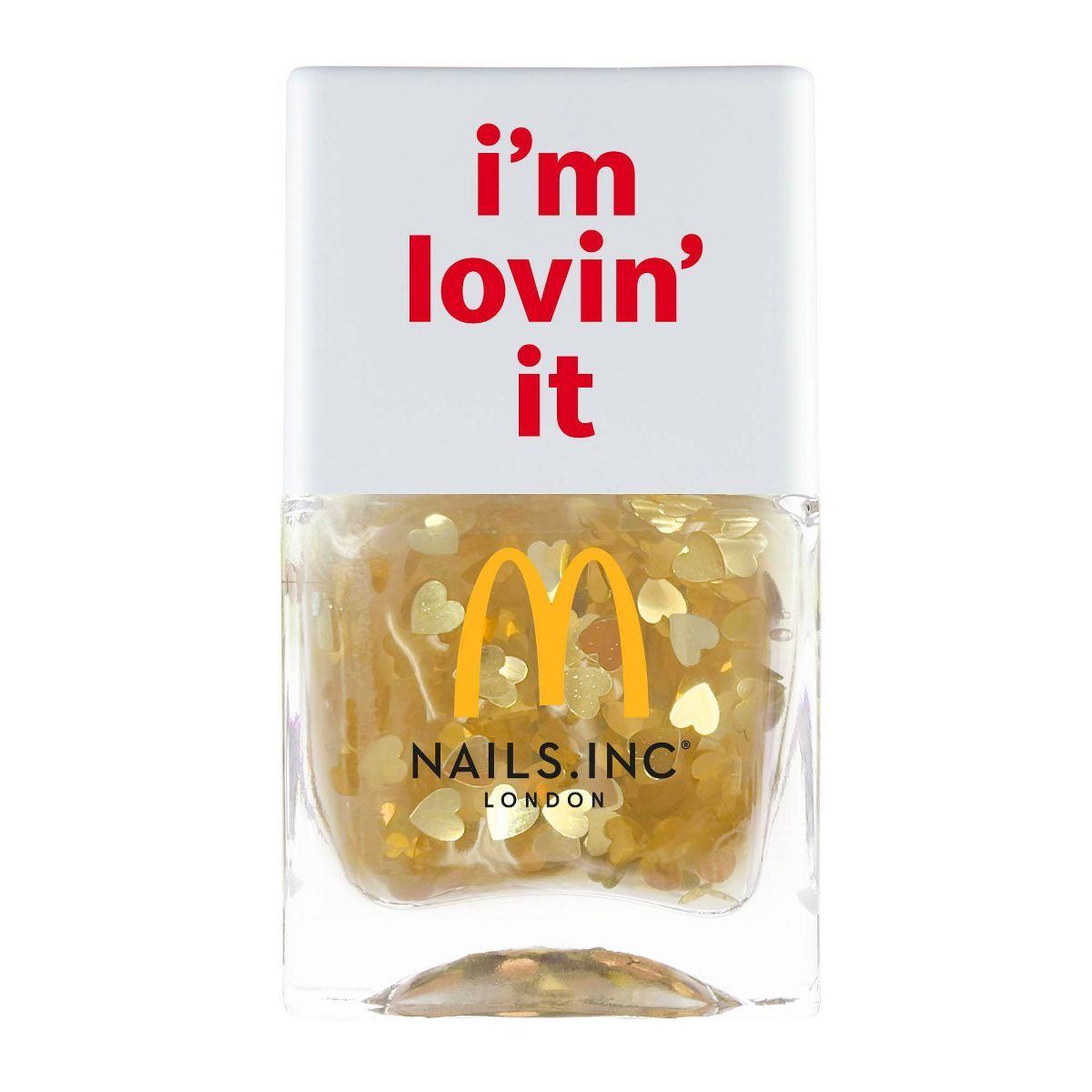 Nails Inc. x McDonald Nail Polish - I'm Lovin It Nail Topper - 0.47 fl oz | Target