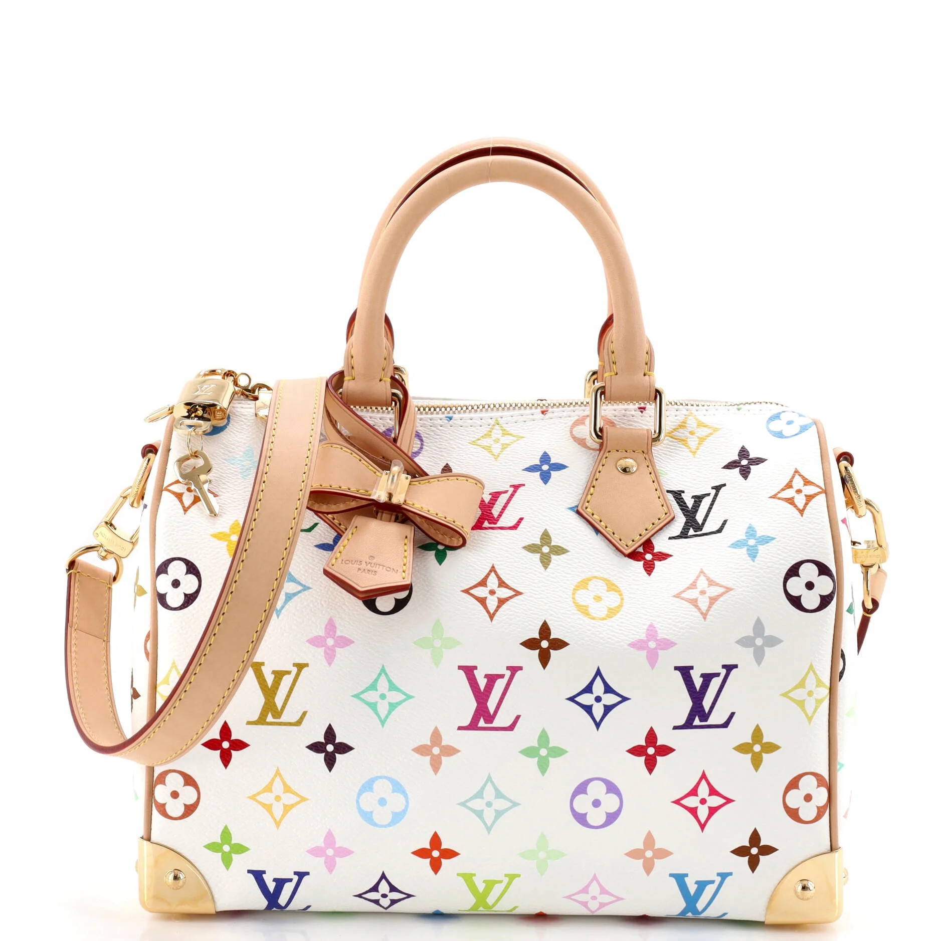 Pre-Owned x Takashi Murakami Speedy Soft Bandouliere Bag Monogram Multicolor 25 By Rebag | Walmart (US)