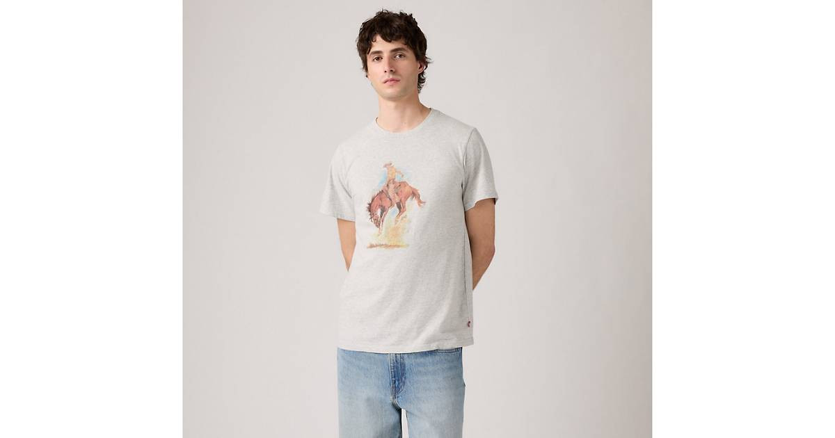 Relaxed Fit Short-sleeve Graphic T-shirt - Grey | Levi's® US | Levi's US