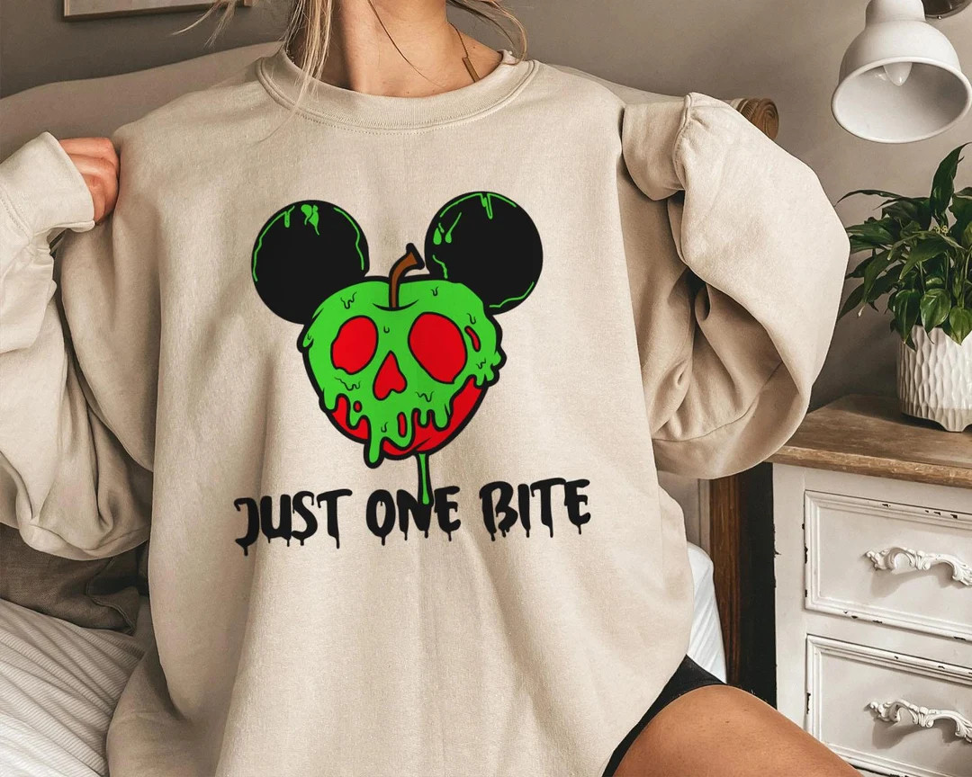 Just One Bite Mickey Poison Apple Snow White 7 Dwarf Villians - Etsy | Etsy (US)