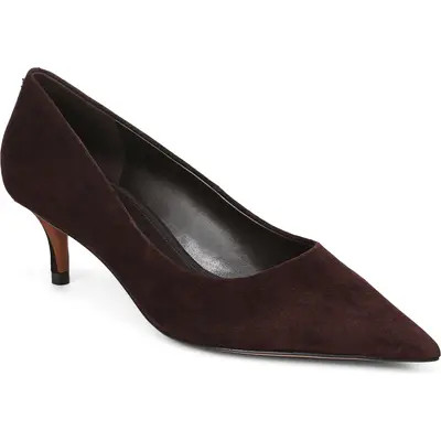 Sam Edelman Summer Pointed Toe Kitten Heel Pump in Black at Nordstrom, Size 10.5 | Nordstrom