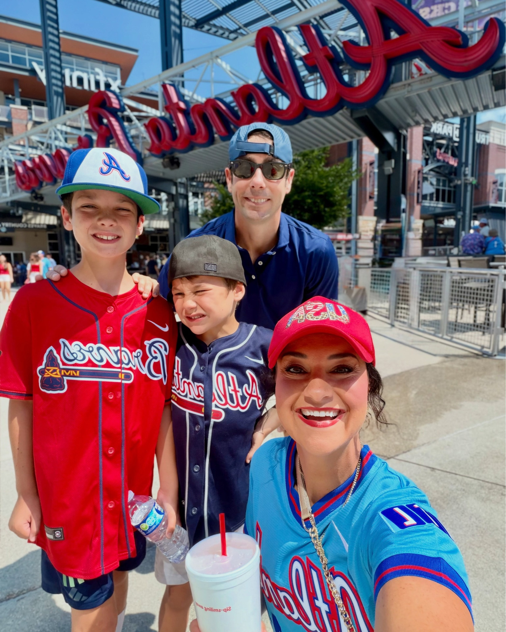 🎂 Happy birthday to our boys! Between a Top Golf ⛳️ party this week complete with @cookie_fix cake 🍪& a trip to Atlanta to see the @braves play; I’d say it was a pretty great end to summer! ☀️ We love you L&F! 💙💙