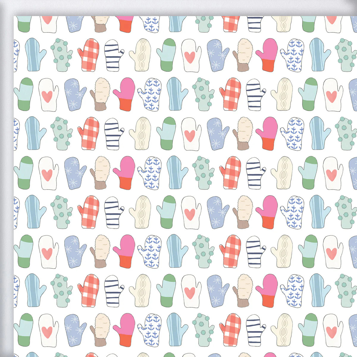 Mitten Gift Wrap | Sara Fitz