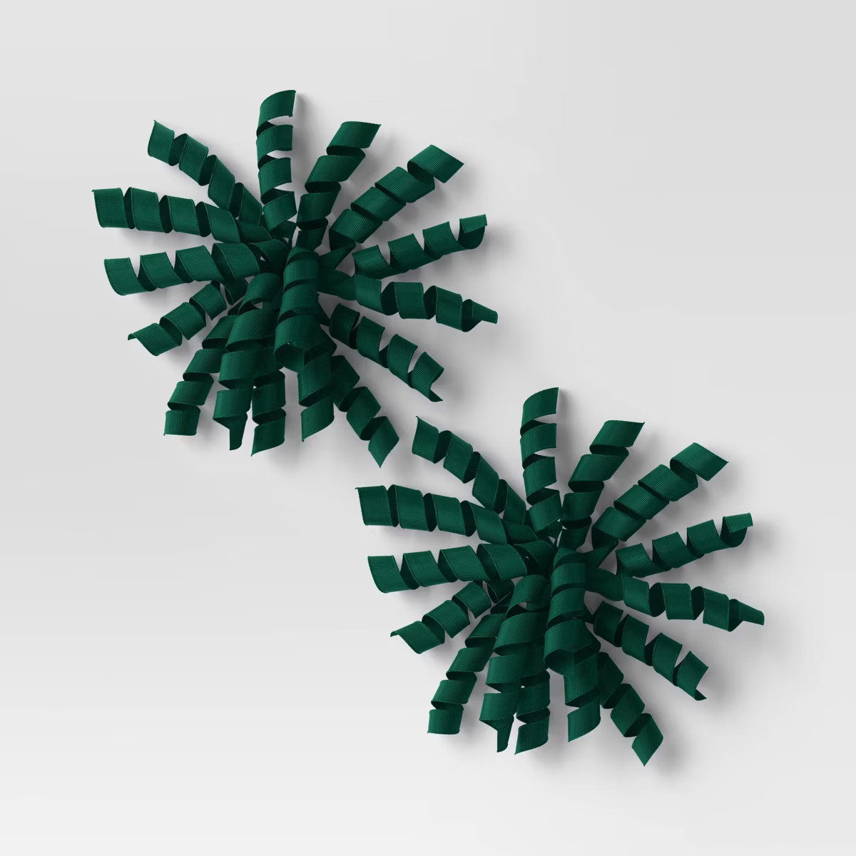 2ct Christmas Humble Cheer Premium Curl Swirl Green - Wondershop™ | Target