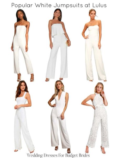 Popular white jumpsuits at Lulus.

#datenight #easter #vacation #springjumpsuit #resortwear 

#LTKSeasonal #LTKwedding #LTKstyletip