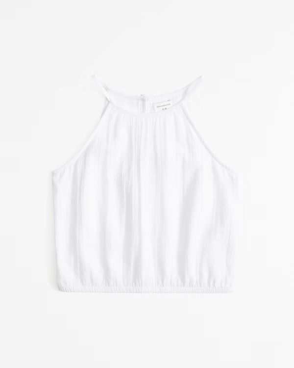 girls gauzy high-neck set top | girls new arrivals | Abercrombie.com | Abercrombie & Fitch (US)