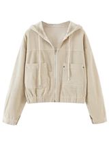 'Kane' Zip-up Corduroy Pocket Jacket (2 Colors) | Goodnight Macaroon