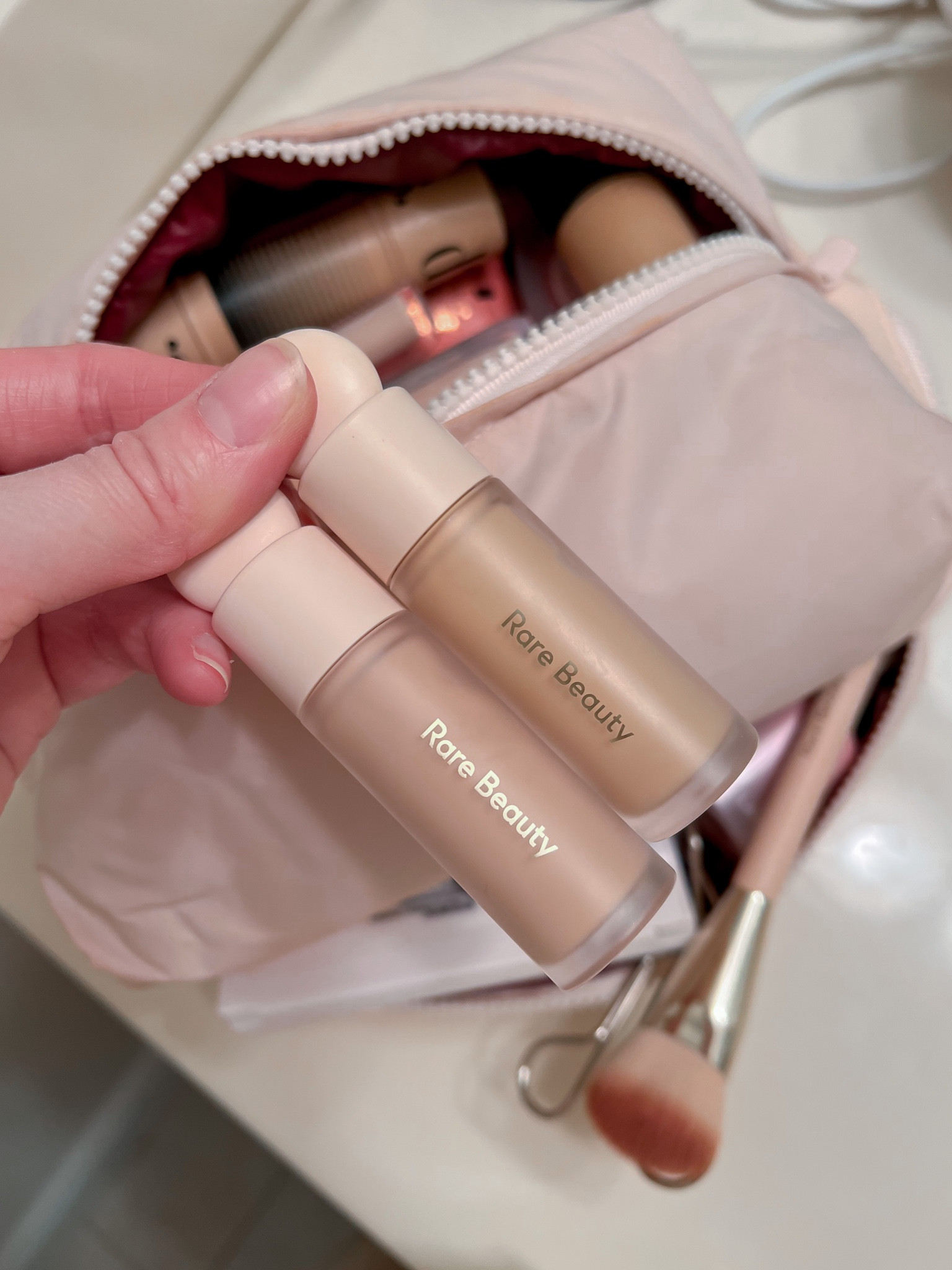 Rare Beauty concealer : I use “160C” for a brighter under eye, & shade “180W” for a more skin toned look 

Rare beauty concealer, rare beauty makeup, concealer, under eye concealer, rare beauty 

#LTKbeauty