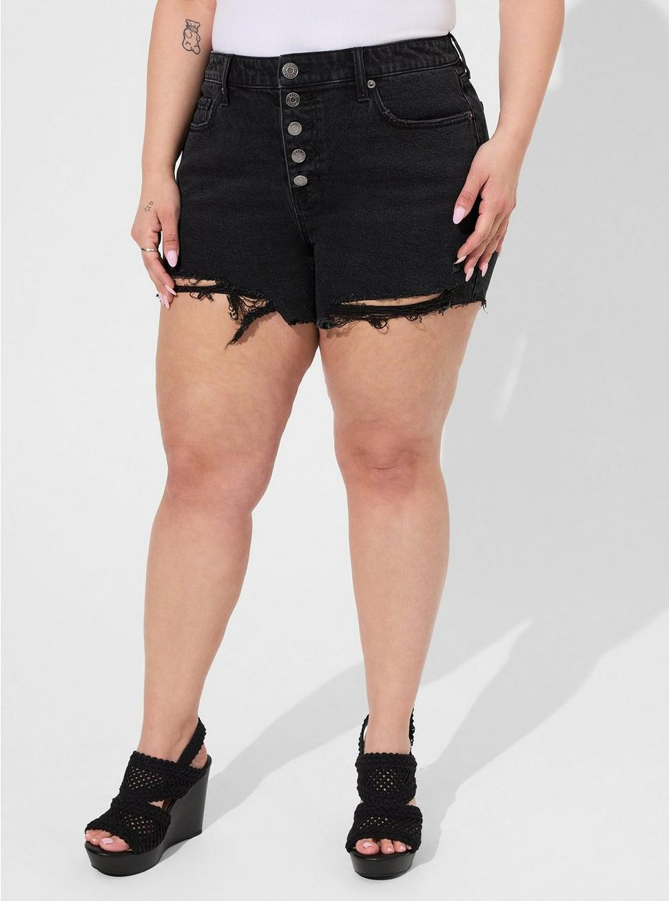 3.5 Inch Classic Denim High-Rise Short | Torrid (US & Canada)