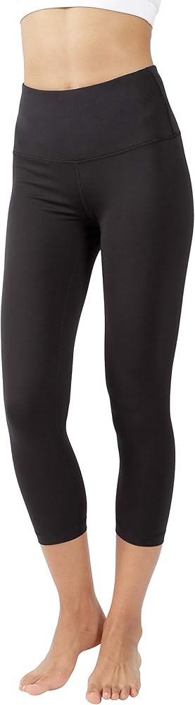 Yogalicious High Waist Ultra Soft Lightweight Capris - High Rise Yoga Pants | Amazon (US)