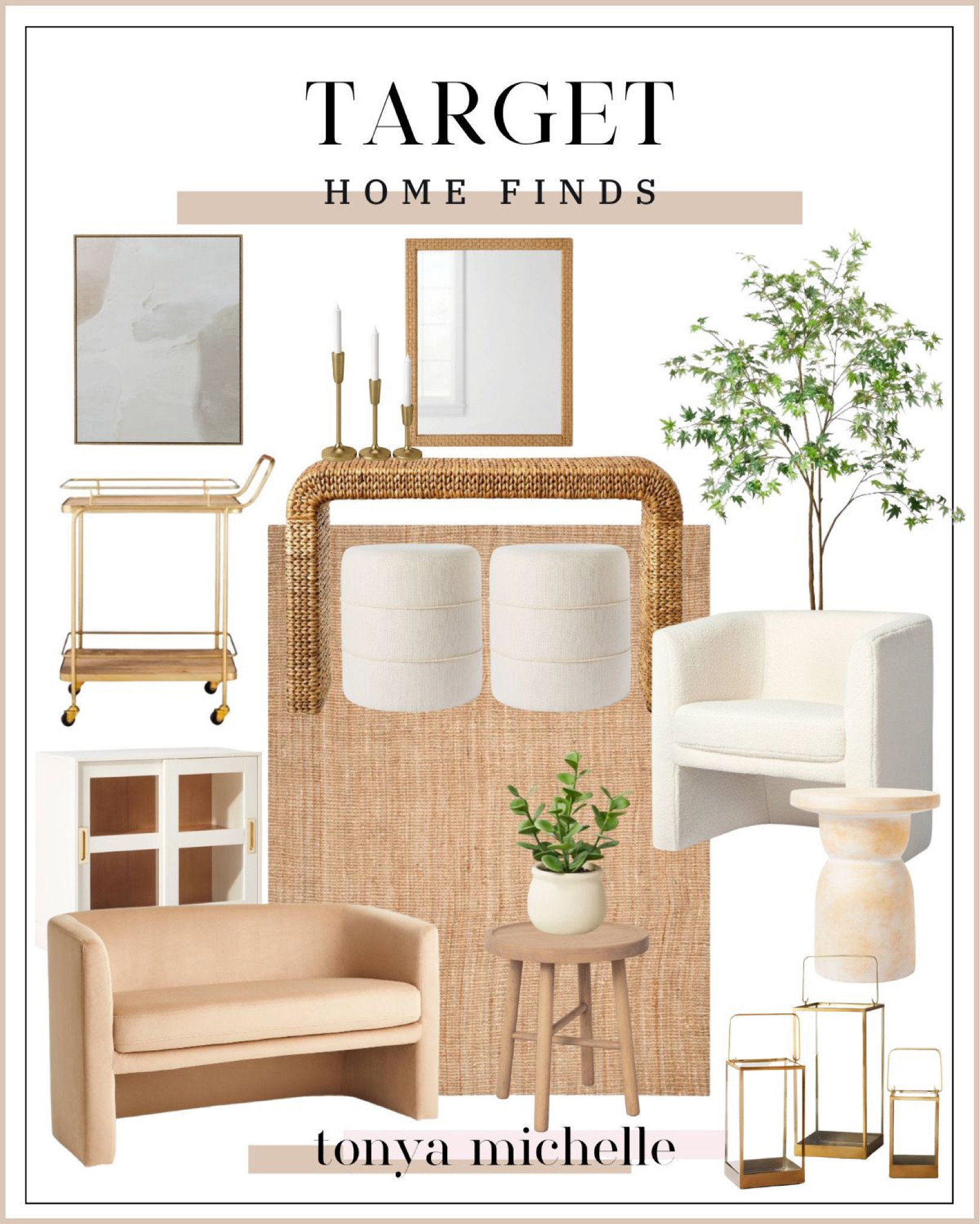 Target home new arrivals - magnolia home - Joanna Gaines - target furniture - entryway tables - target living room furniture - target spring home refresh - pottery barn dupes - save or splurge home finds - gold bar cart - entryway mirror - accent chairs - Sherpa chair


#LTKhome #LTKFind #LTKSeasonal