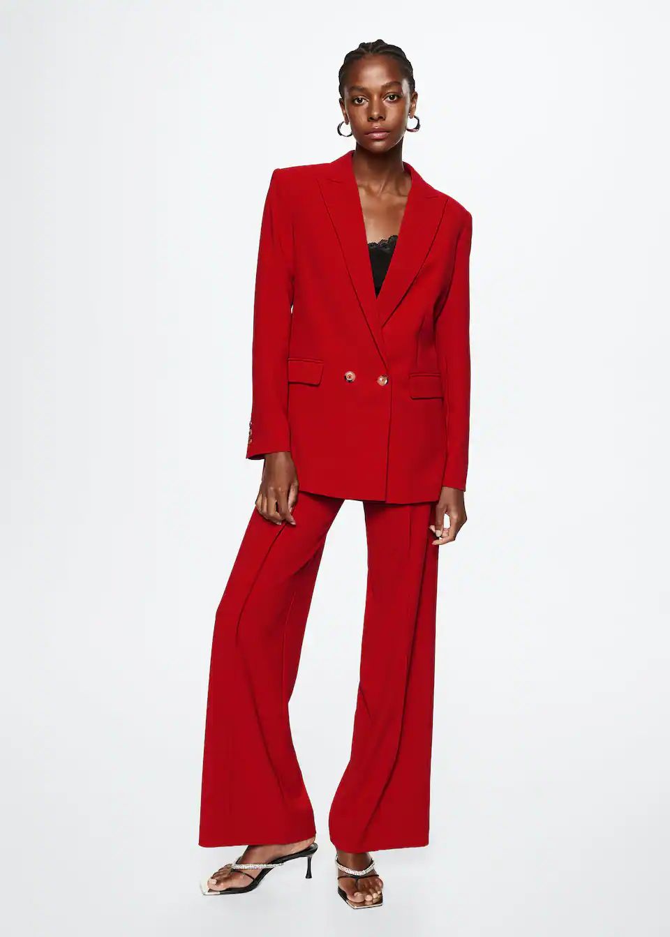 Structured lapels blazer -  Women | Mango USA | MANGO (US)